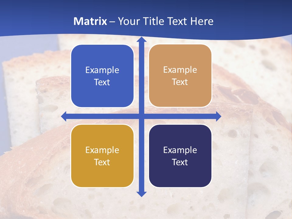 Tuscany Pasta Blue PowerPoint Template