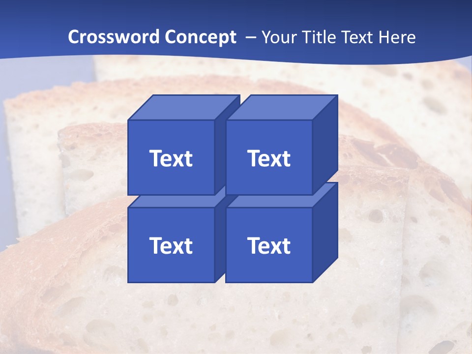 Tuscany Pasta Blue PowerPoint Template