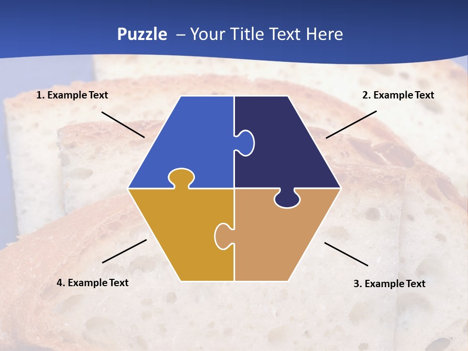 Tuscany Pasta Blue PowerPoint Template