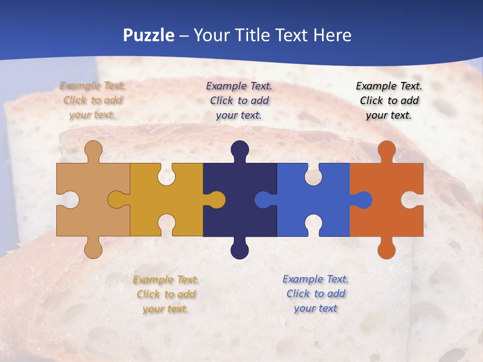 Tuscany Pasta Blue PowerPoint Template