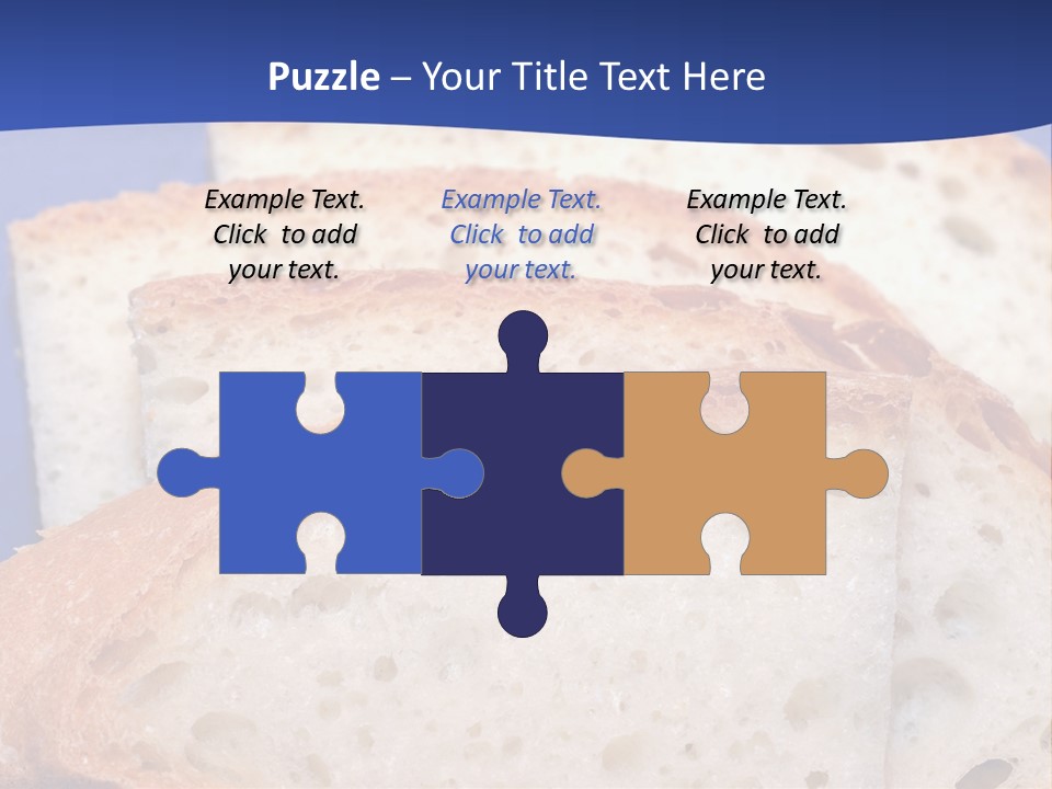 Tuscany Pasta Blue PowerPoint Template