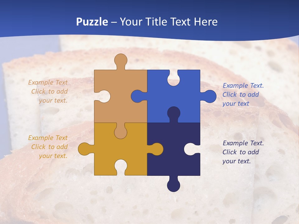 Tuscany Pasta Blue PowerPoint Template