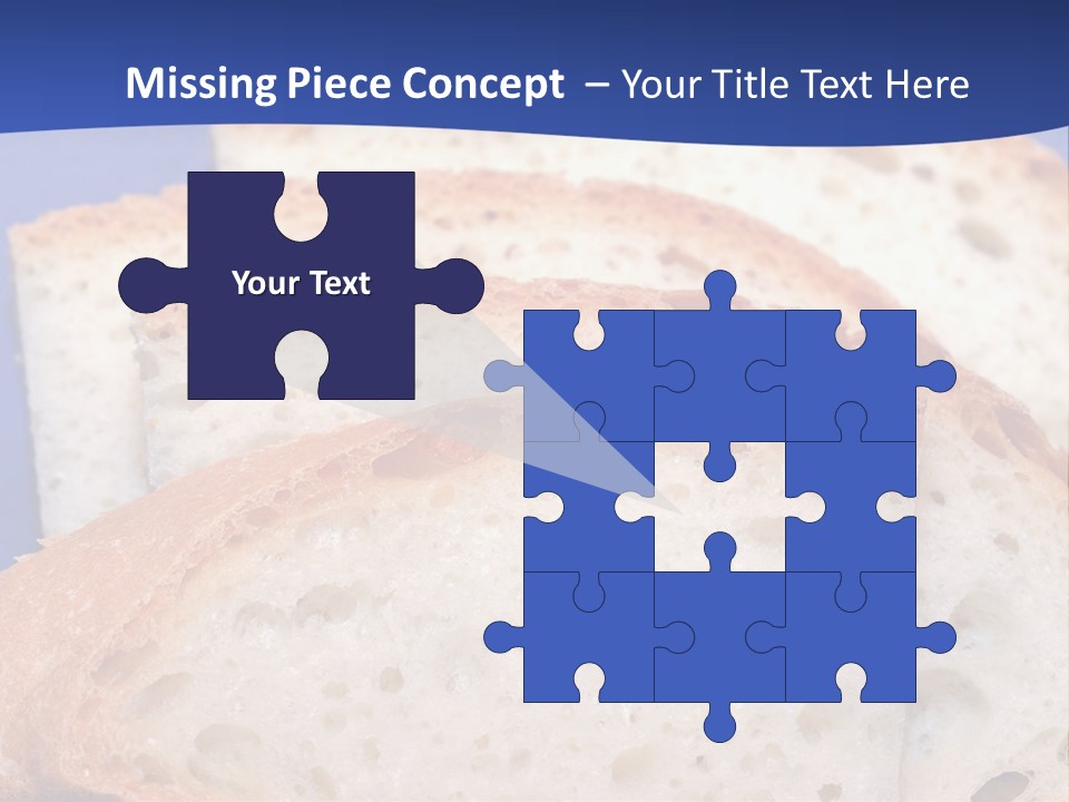 Tuscany Pasta Blue PowerPoint Template