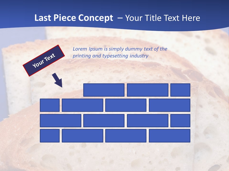 Tuscany Pasta Blue PowerPoint Template