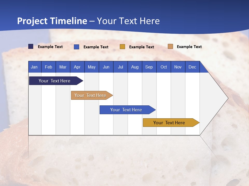 Tuscany Pasta Blue PowerPoint Template