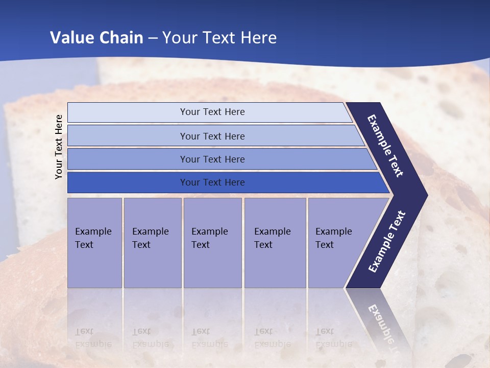 Tuscany Pasta Blue PowerPoint Template