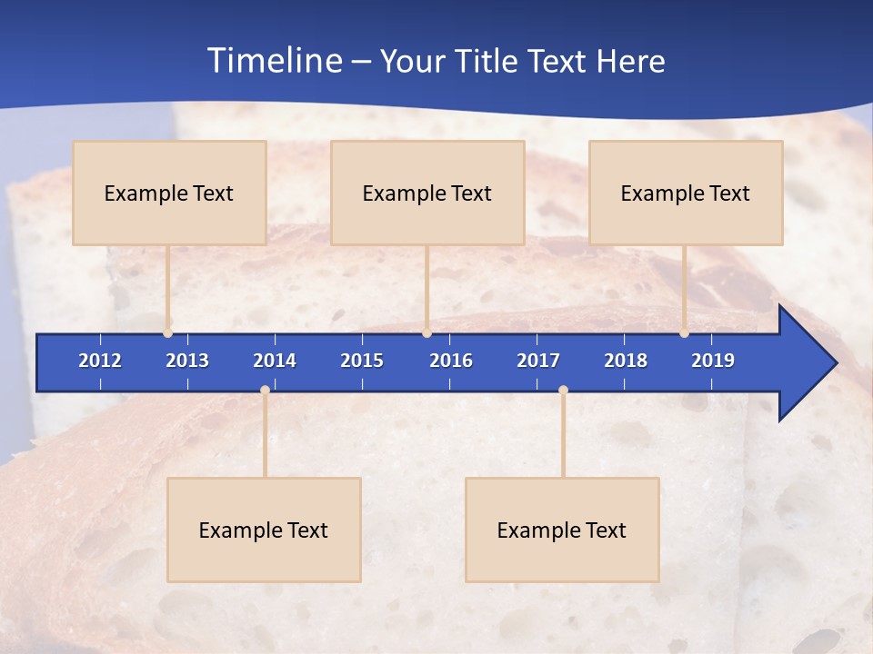 Tuscany Pasta Blue PowerPoint Template