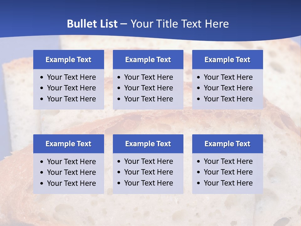 Tuscany Pasta Blue PowerPoint Template