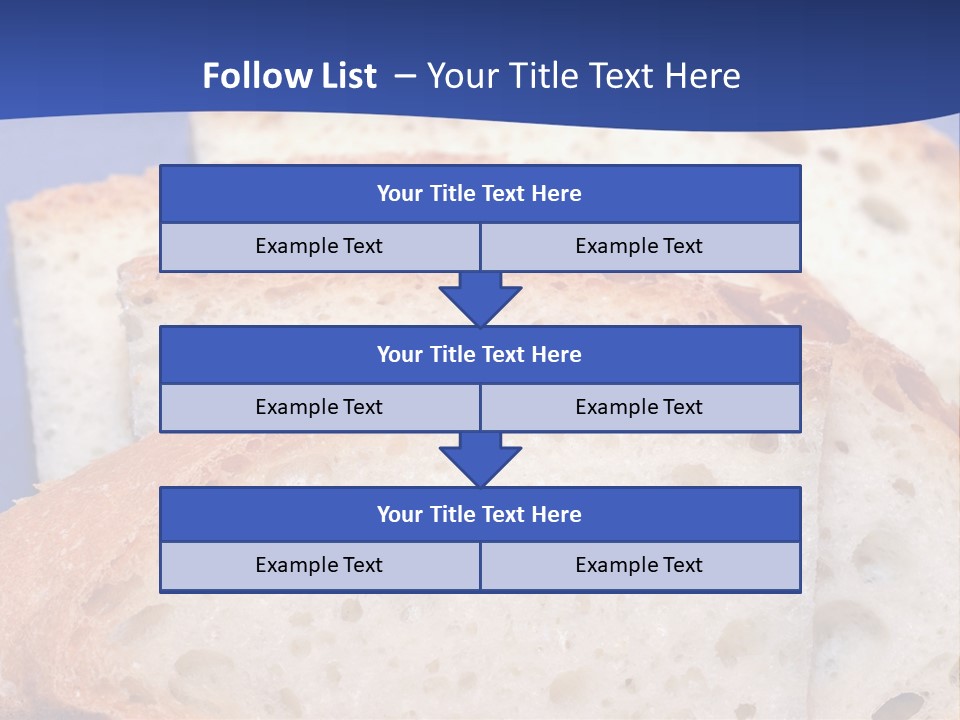 Tuscany Pasta Blue PowerPoint Template