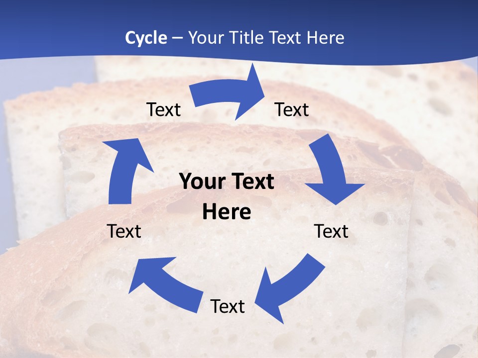 Tuscany Pasta Blue PowerPoint Template