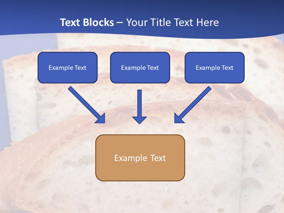 Tuscany Pasta Blue PowerPoint Template