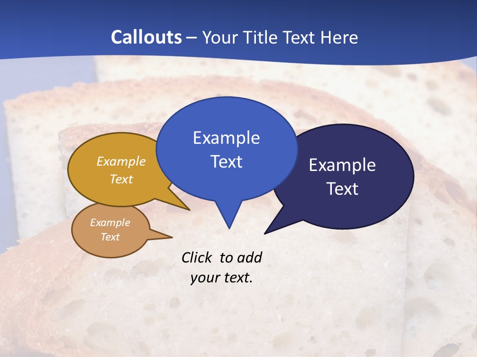 Tuscany Pasta Blue PowerPoint Template