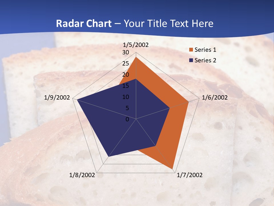 Tuscany Pasta Blue PowerPoint Template