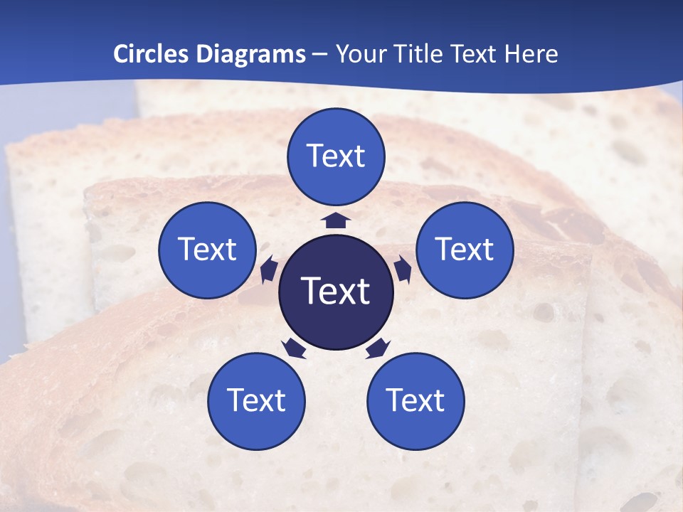 Tuscany Pasta Blue PowerPoint Template