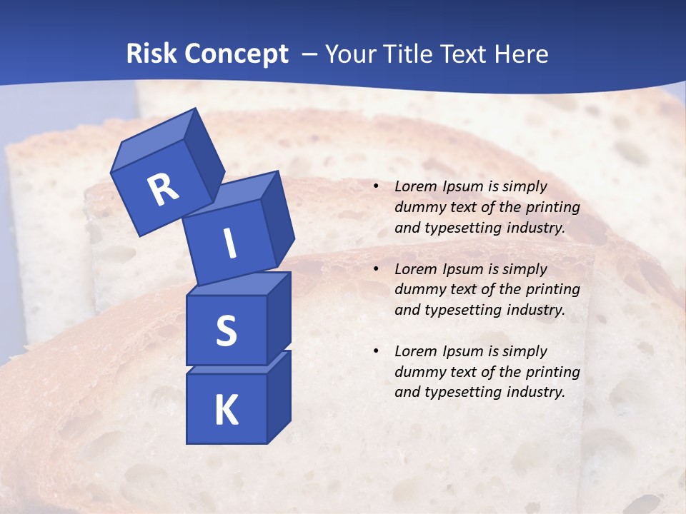 Tuscany Pasta Blue PowerPoint Template