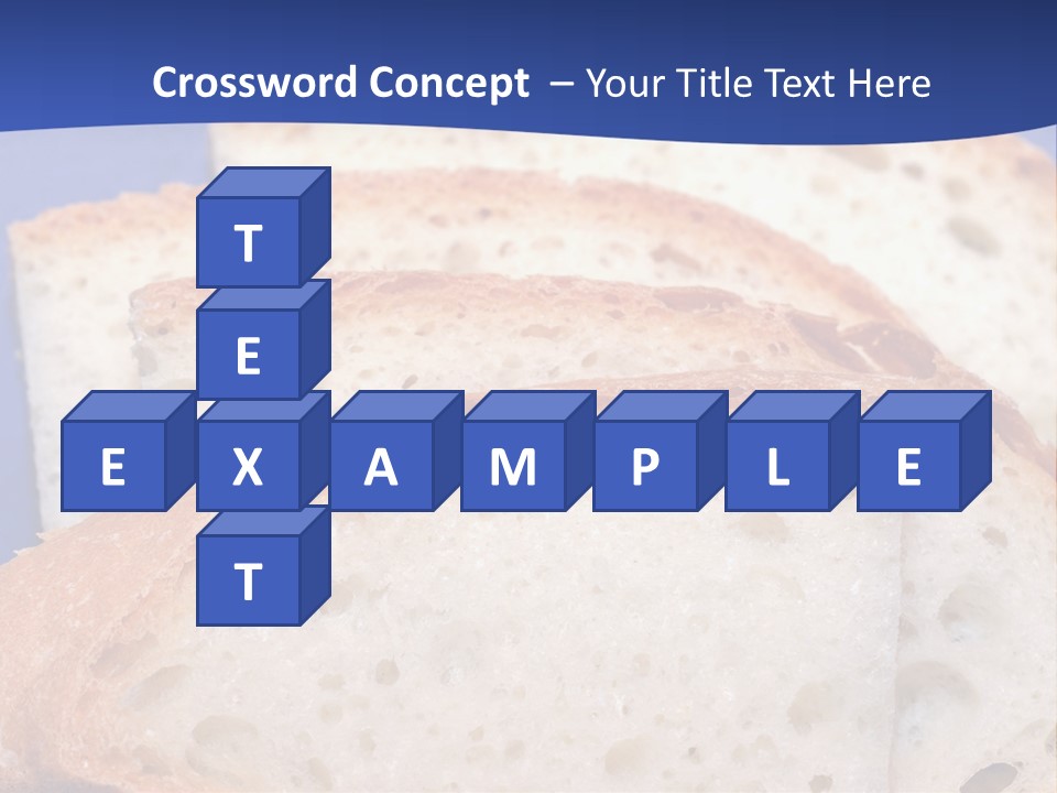 Tuscany Pasta Blue PowerPoint Template