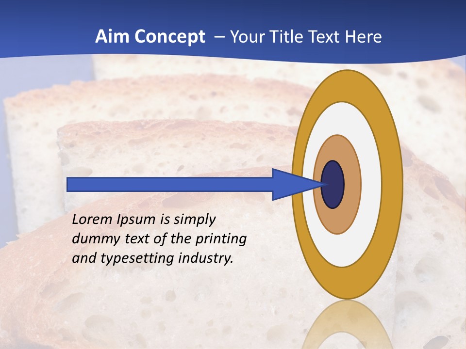 Tuscany Pasta Blue PowerPoint Template