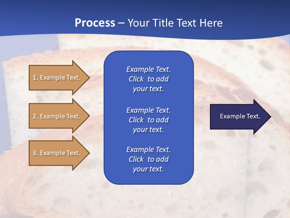 Tuscany Pasta Blue PowerPoint Template