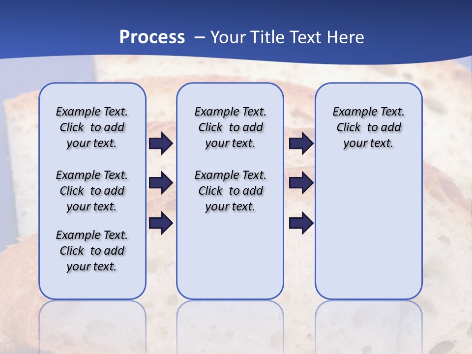 Tuscany Pasta Blue PowerPoint Template