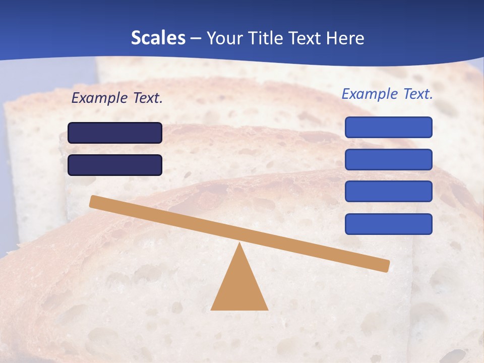 Tuscany Pasta Blue PowerPoint Template