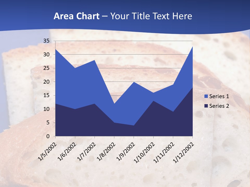 Tuscany Pasta Blue PowerPoint Template