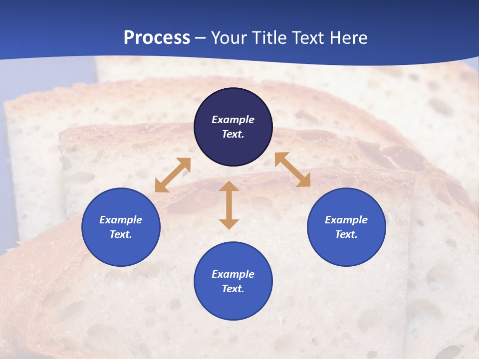 Tuscany Pasta Blue PowerPoint Template