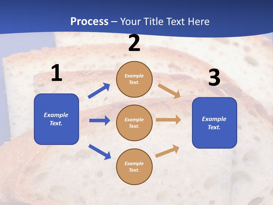 Tuscany Pasta Blue PowerPoint Template