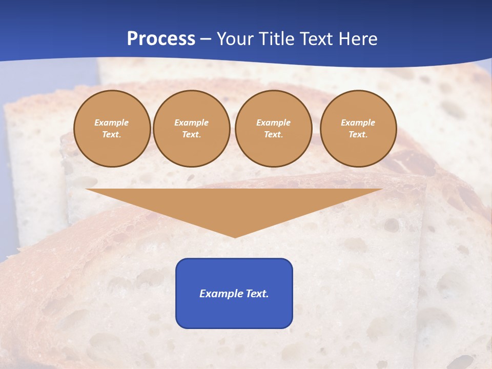 Tuscany Pasta Blue PowerPoint Template