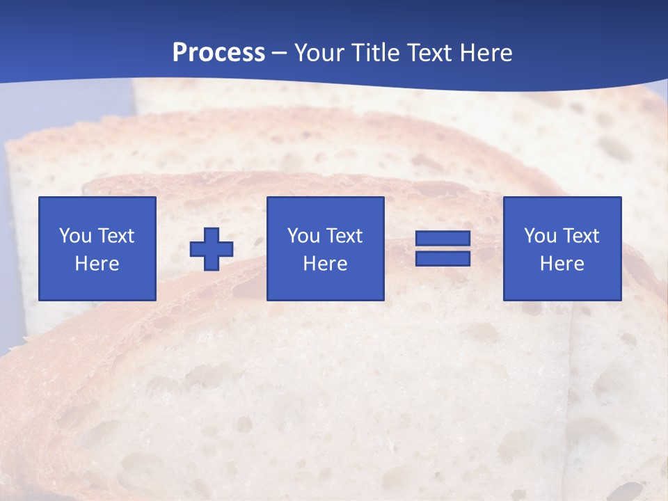 Tuscany Pasta Blue PowerPoint Template