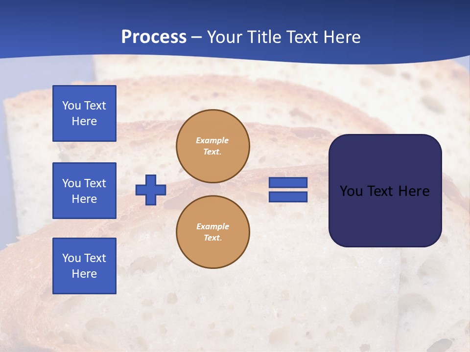 Tuscany Pasta Blue PowerPoint Template