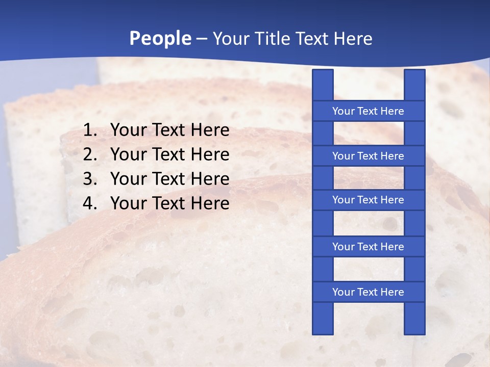 Tuscany Pasta Blue PowerPoint Template