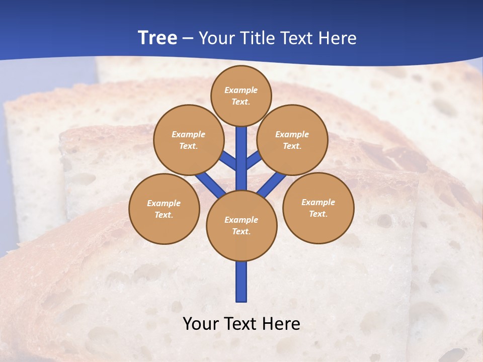 Tuscany Pasta Blue PowerPoint Template