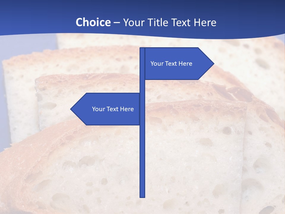 Tuscany Pasta Blue PowerPoint Template