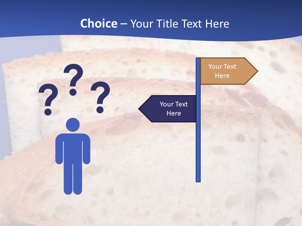 Tuscany Pasta Blue PowerPoint Template