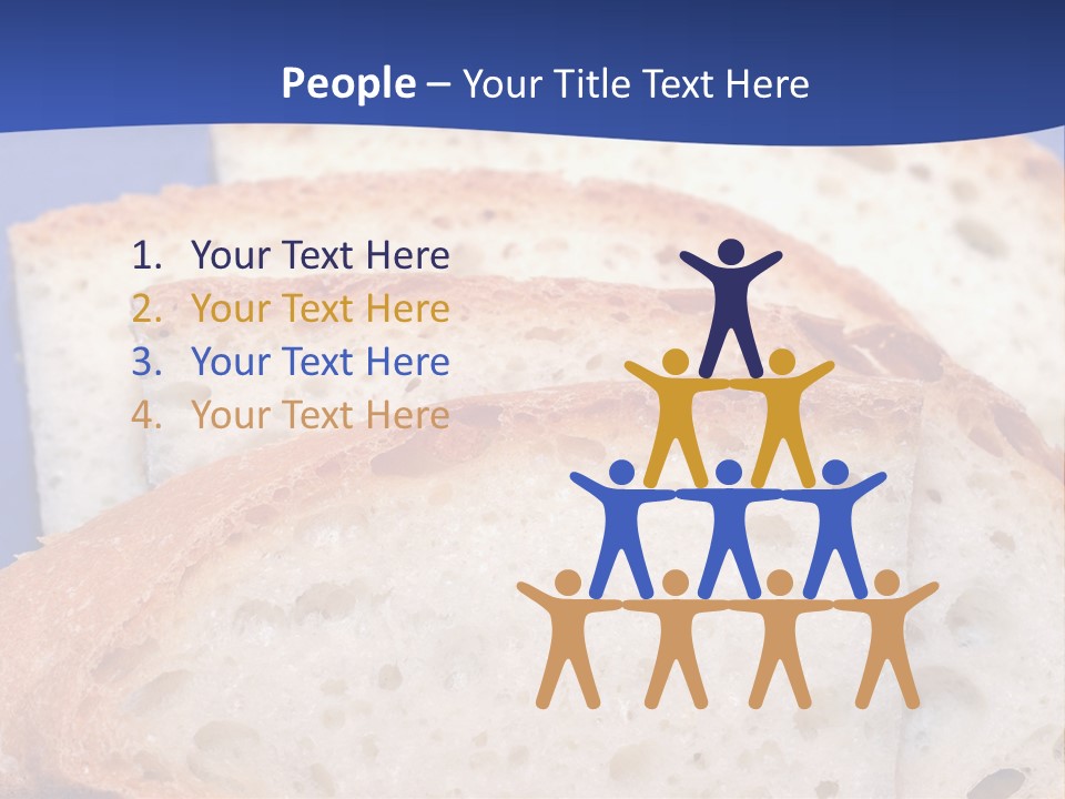 Tuscany Pasta Blue PowerPoint Template