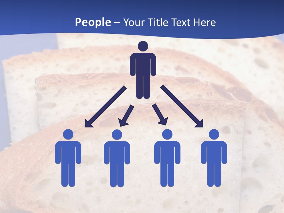 Tuscany Pasta Blue PowerPoint Template