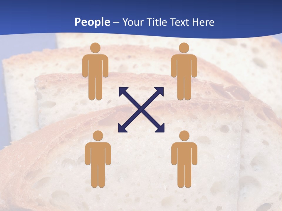 Tuscany Pasta Blue PowerPoint Template