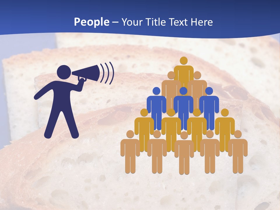 Tuscany Pasta Blue PowerPoint Template