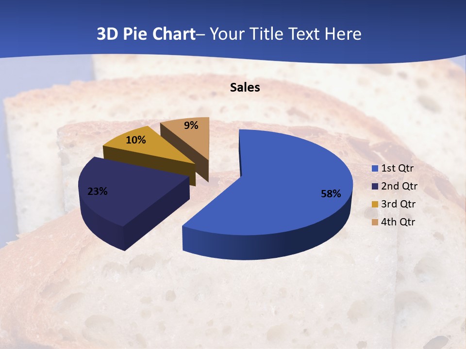 Tuscany Pasta Blue PowerPoint Template