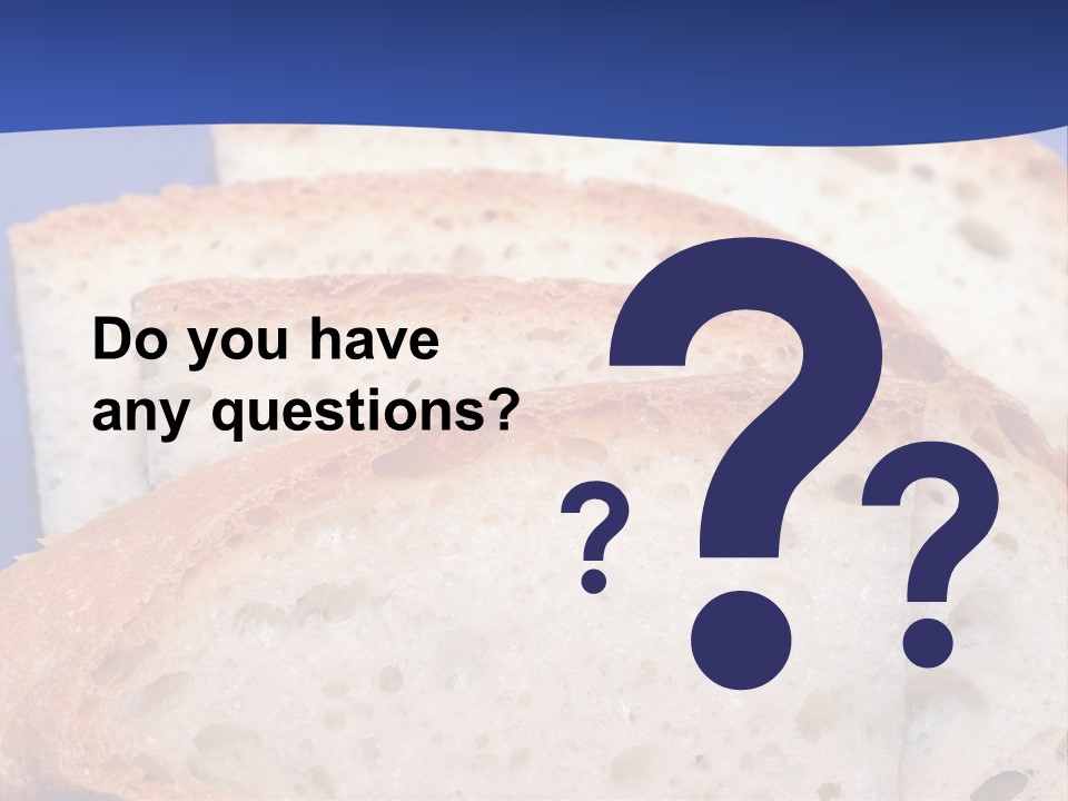 Tuscany Pasta Blue PowerPoint Template