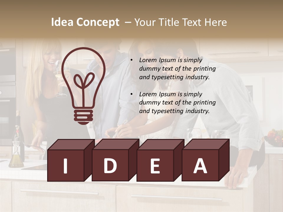 Choice Redecorate Craftsmen PowerPoint Template