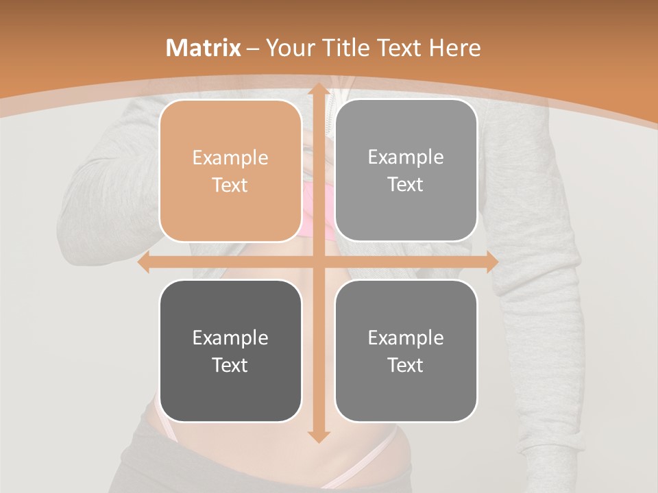 Trousers Perfection Grey PowerPoint Template