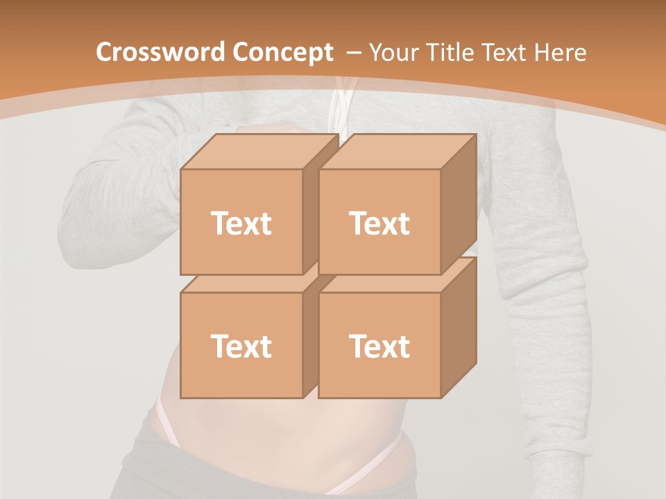 Trousers Perfection Grey PowerPoint Template