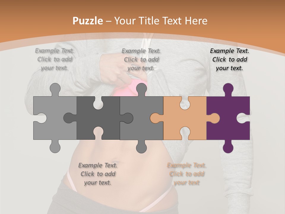 Trousers Perfection Grey PowerPoint Template