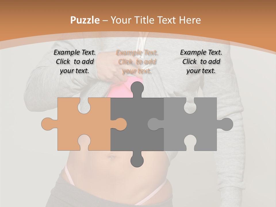 Trousers Perfection Grey PowerPoint Template