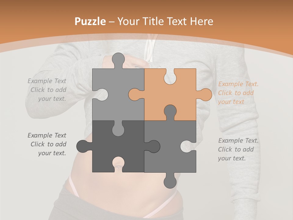 Trousers Perfection Grey PowerPoint Template