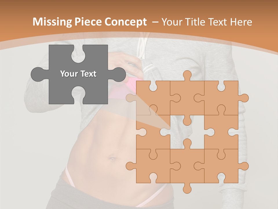 Trousers Perfection Grey PowerPoint Template