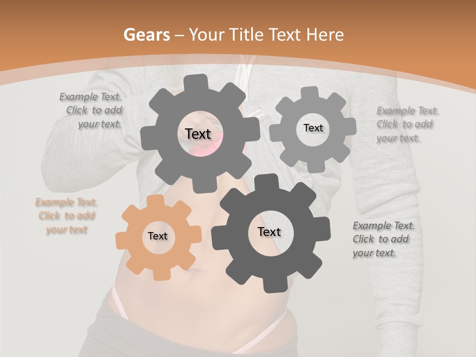 Trousers Perfection Grey PowerPoint Template