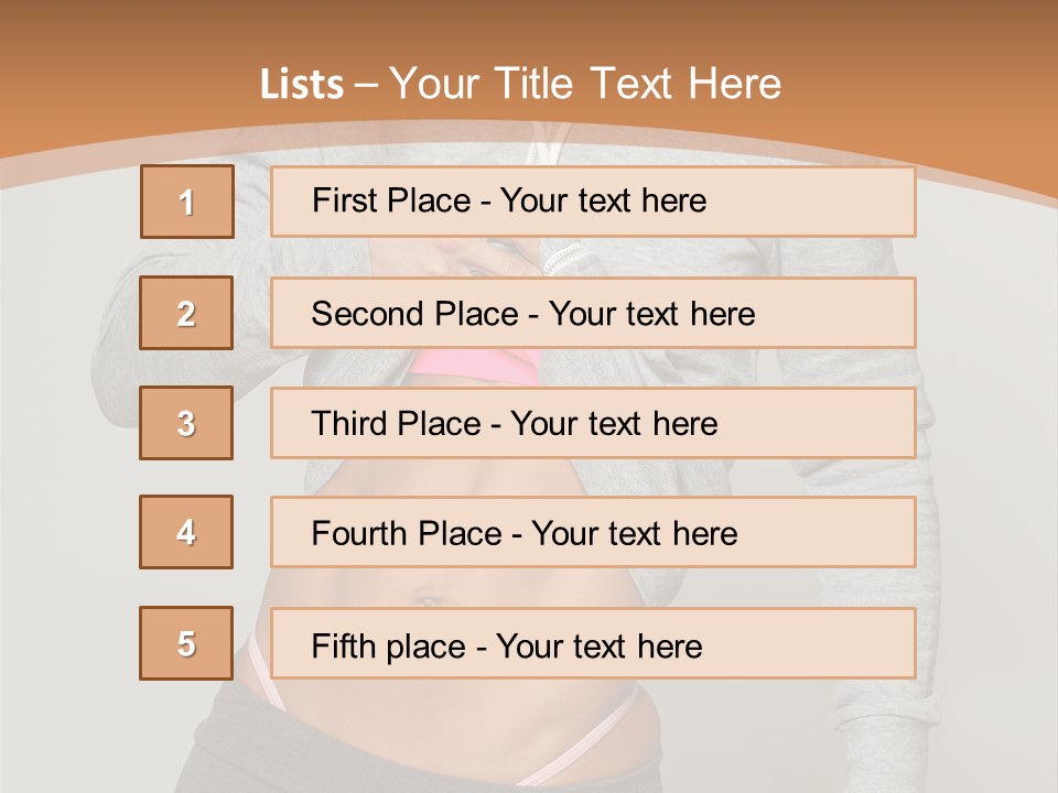 Trousers Perfection Grey PowerPoint Template