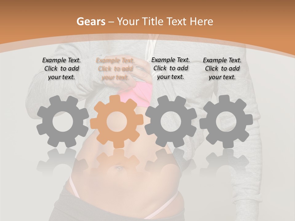 Trousers Perfection Grey PowerPoint Template